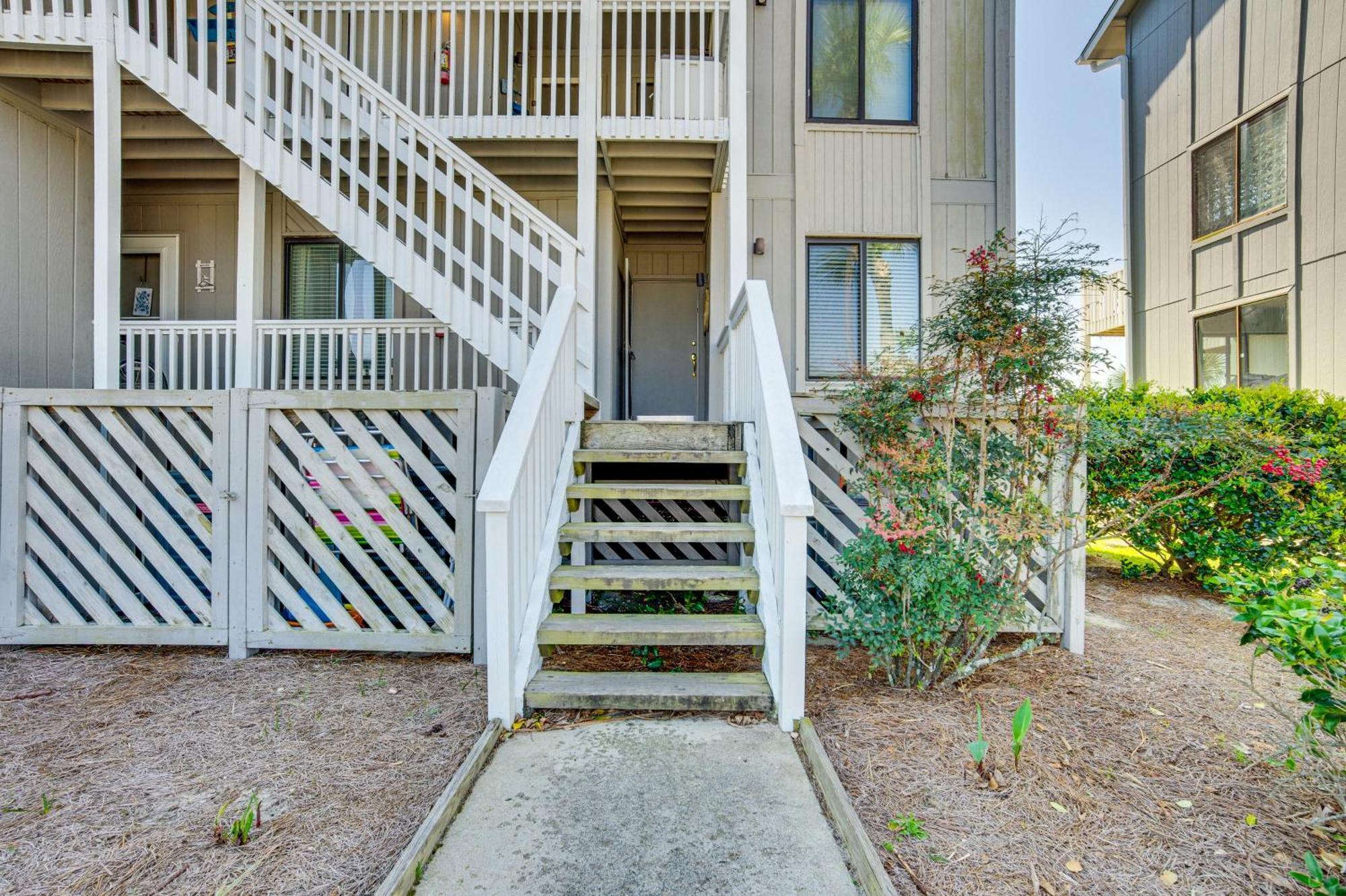 Harbor Island Condo With Deck - Steps To Beach! Oceanmarsh Subdivision Exterior foto