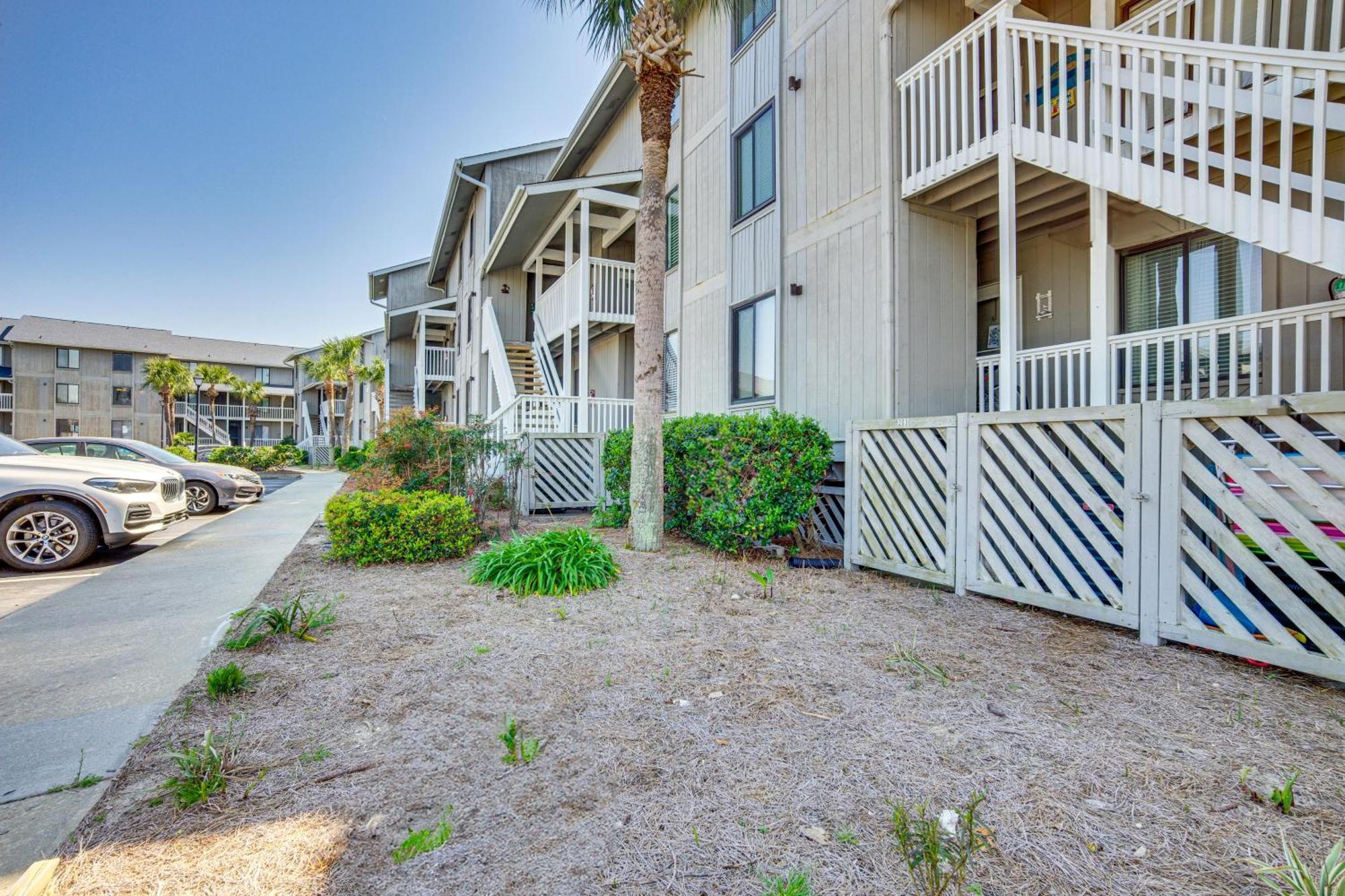 Harbor Island Condo With Deck - Steps To Beach! Oceanmarsh Subdivision Exterior foto
